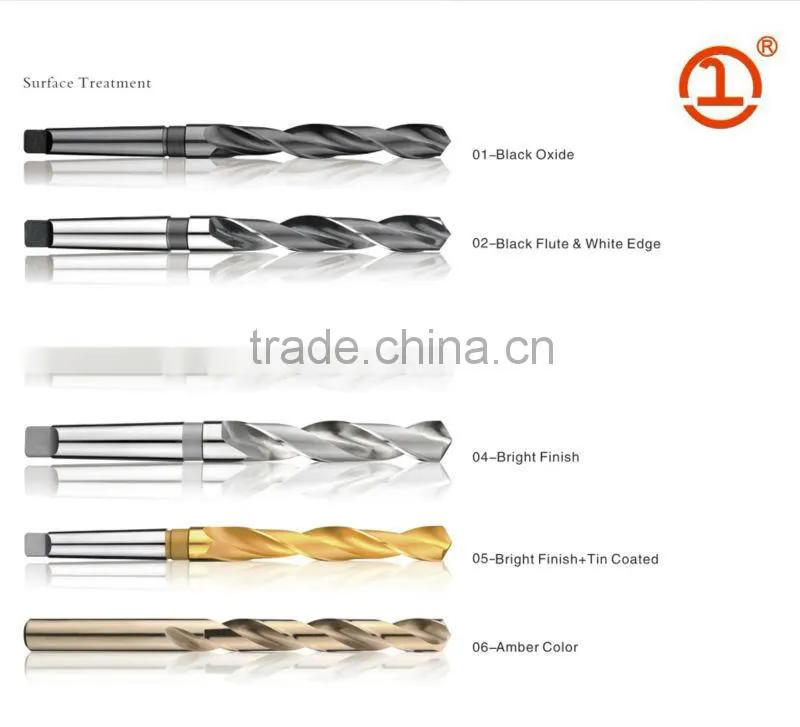 HSS Morse Taper Shank drills/twist drill for stainless ssteels