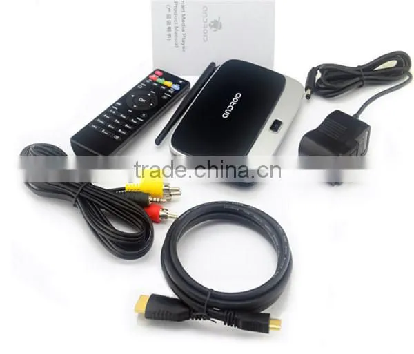 Smart Android4.4 TV Box Rockchip RK3128t Quad Core 2G/16G Smart set-top box Miracast Airplay WiFi Bluetooth w/ Remote Controller