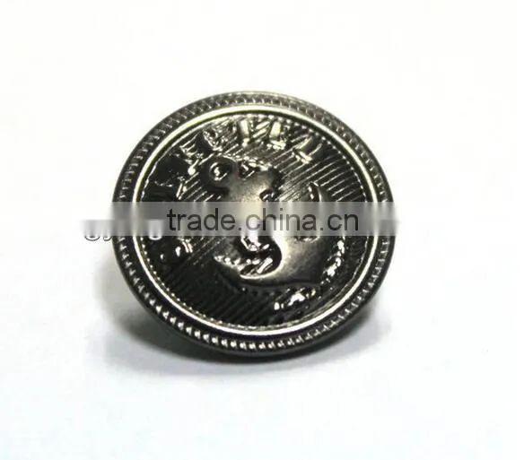 Metal toggle/sewing button for garment/coats