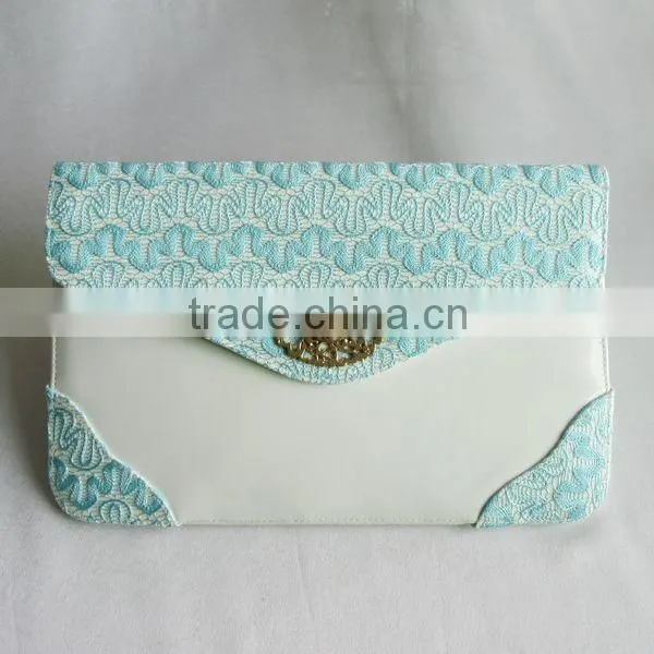 new styles lace fashion satin evening bag