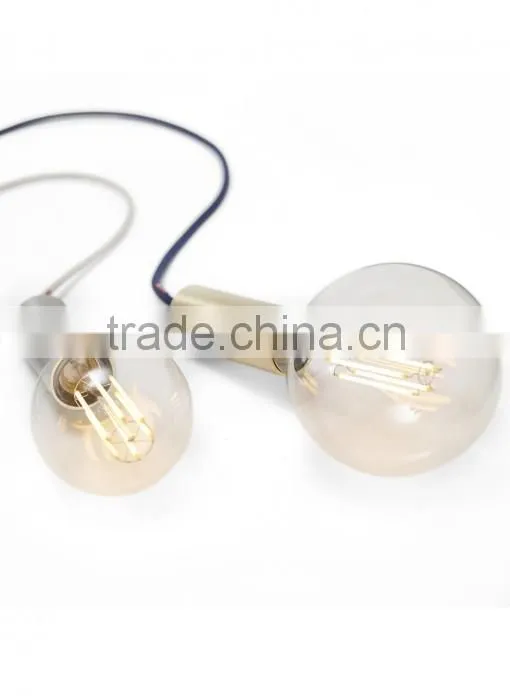 LED EDISON BULB: Wholesale led filament bulb light, E27/E14/B22 dimmable filament led bulb,decorative filament light bulbs