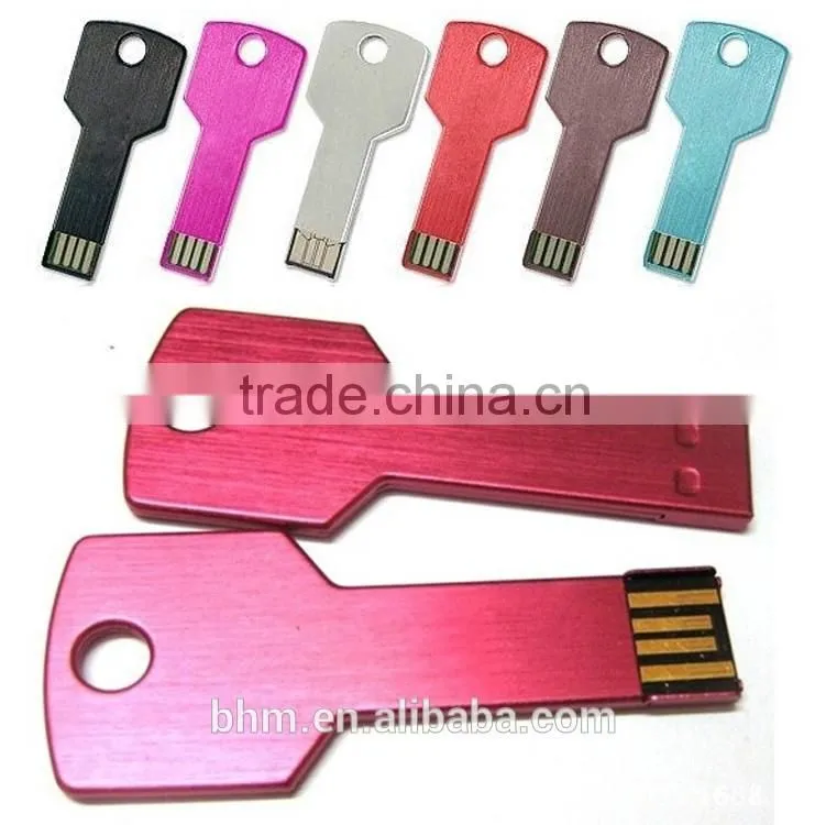 Best selling and portable mini key shape usb flash drives full capacity