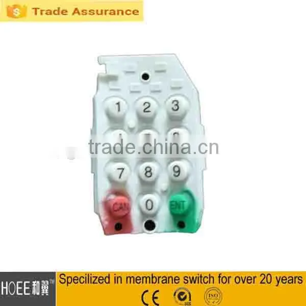 high quality custom silicone rubber keypad for remote