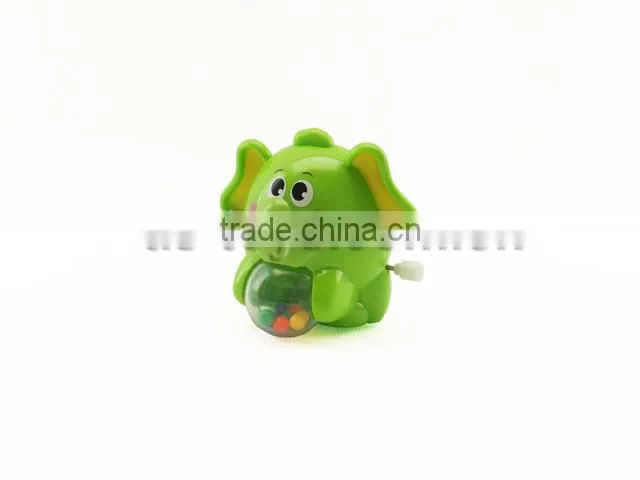 Baby lovely wind up cartoon elephant with light and sounds