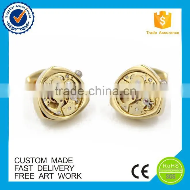 Upscale suit shirt cufflinks with custom logo