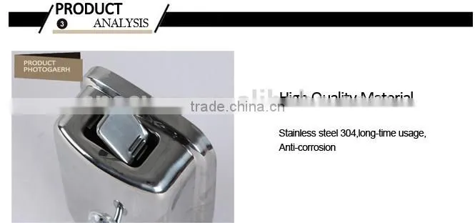 Automatic wall mounted stainless steel liquid manual soap dispenser
