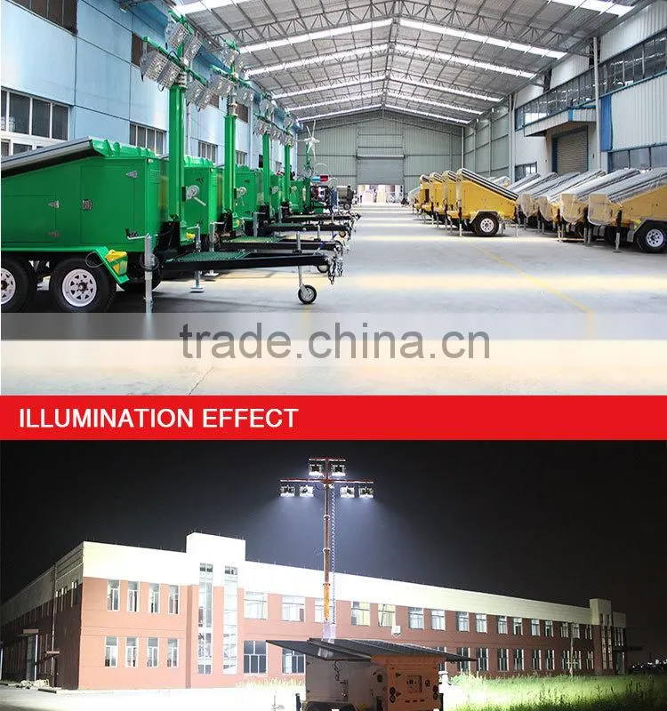 High lumen efficacy magnum light towers for night lighting