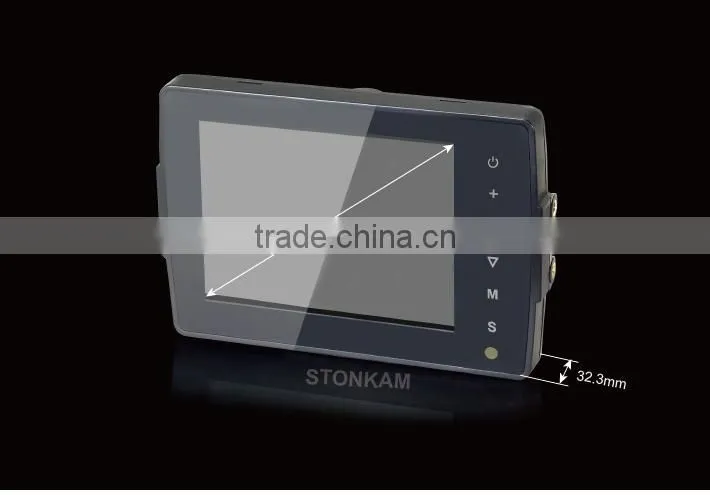 5 inch car safety system with touch button monitor