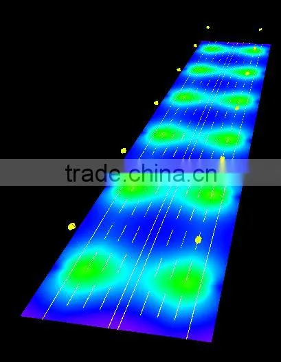 102mm COB led street light optical glass lens