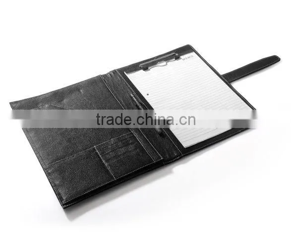 Leather Portfolio with outside iPad Pocket