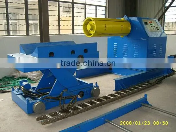 hydraulic decoiler with coil car/coil trailer