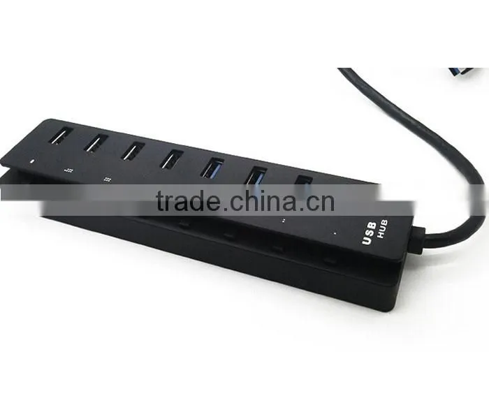 Super Speed 8 Port of Usb3.0 7 Port hub with 1 DCP Charging Port