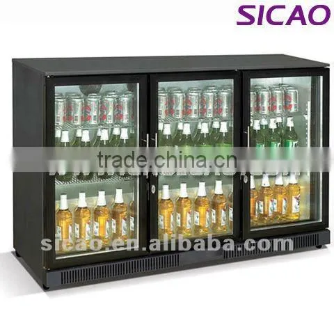 Single Glass Door Display Cooler 108L