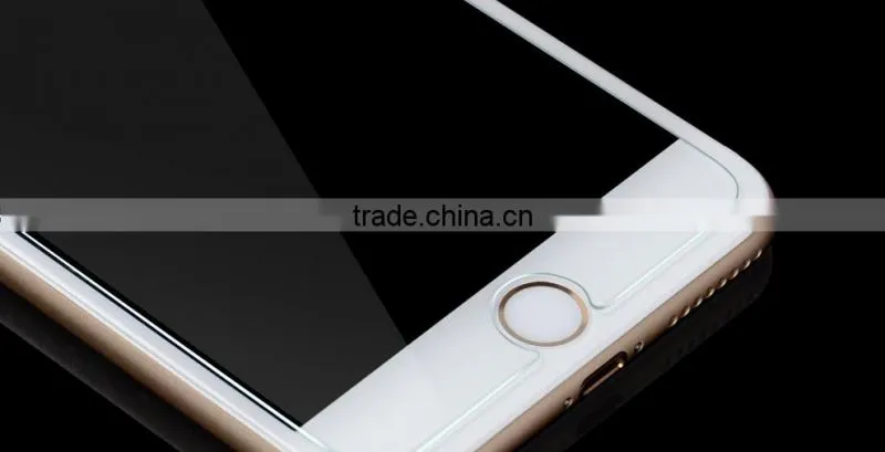 9H hardness 2.5D round edge anti-radiation tempered glass screen protector for iphone6&iphone6 plus