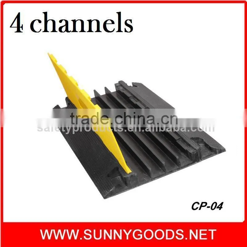4 channels protector pvc cable tray