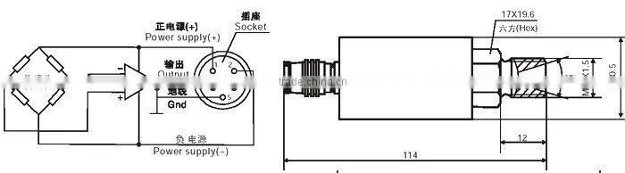 Pressure transducer and sensor FYB26