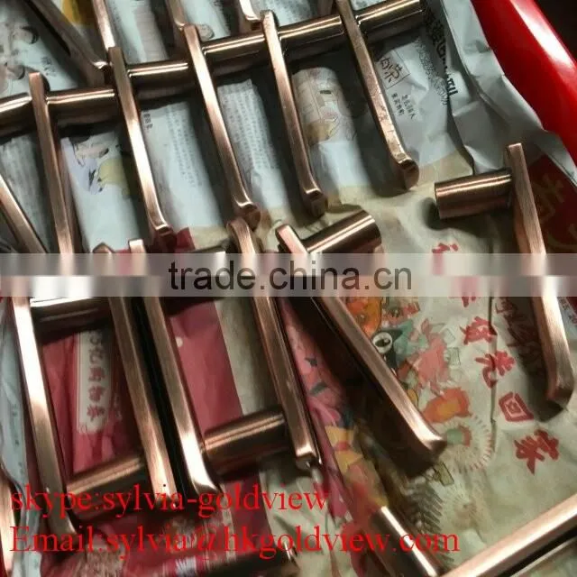 Plating Hardware Part Metal Door Lock Handle OEM/Metal Door Lock
