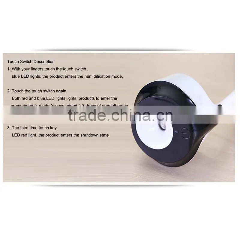 Mini 12V Car Steam Humidifier Air Purfier Aroma Diffuser Essential Oil Diffuser Aromatherapy Mist Maker Fogger with 2 USB Port