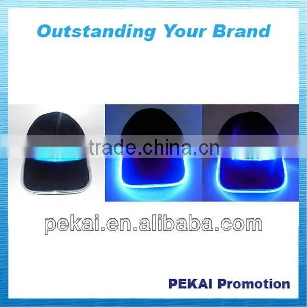 Hat, LED baseball cap, hot selling hat promotion gift/logo gift/creative gift