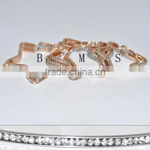 2014 Fashion Stainless Steel Gold Filled Jewelry Earrings(BE20082)