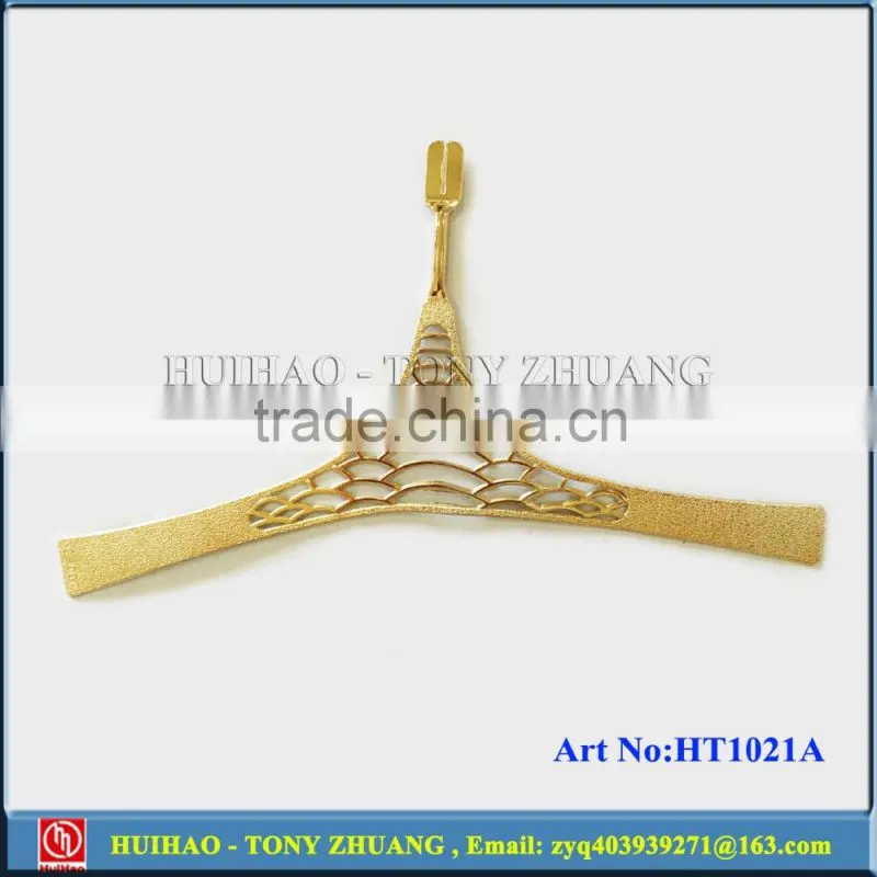 high quality TPU decoration shoe clip electroplating sandal upper HT1107