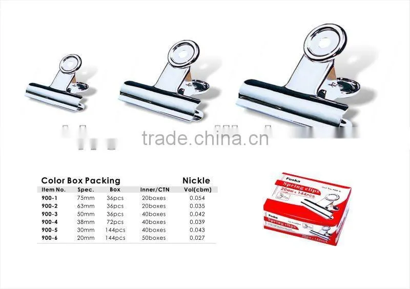 Promotion Good Quality Metal Spring Clip