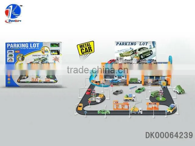 Super Garage Playset Unique Toys for Boys with Metal Die Cast Cars
