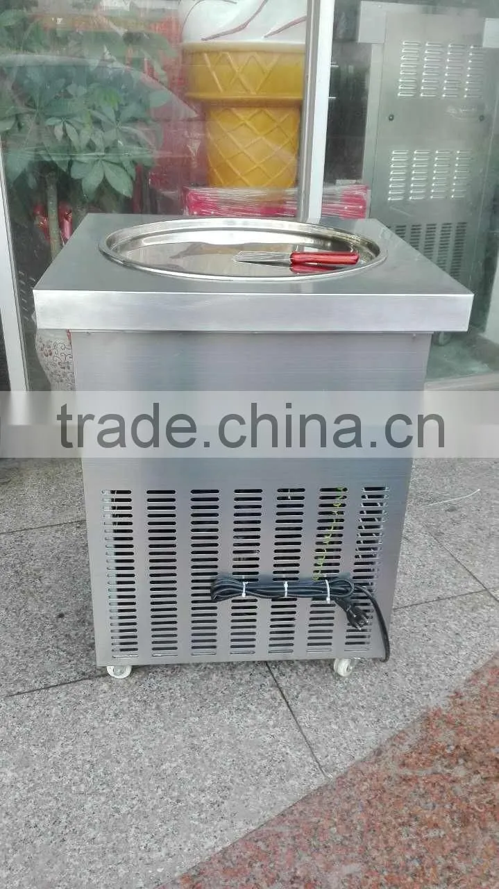 roll ice cream fryer machine/ ice cream roller /rolled ice cream fryer