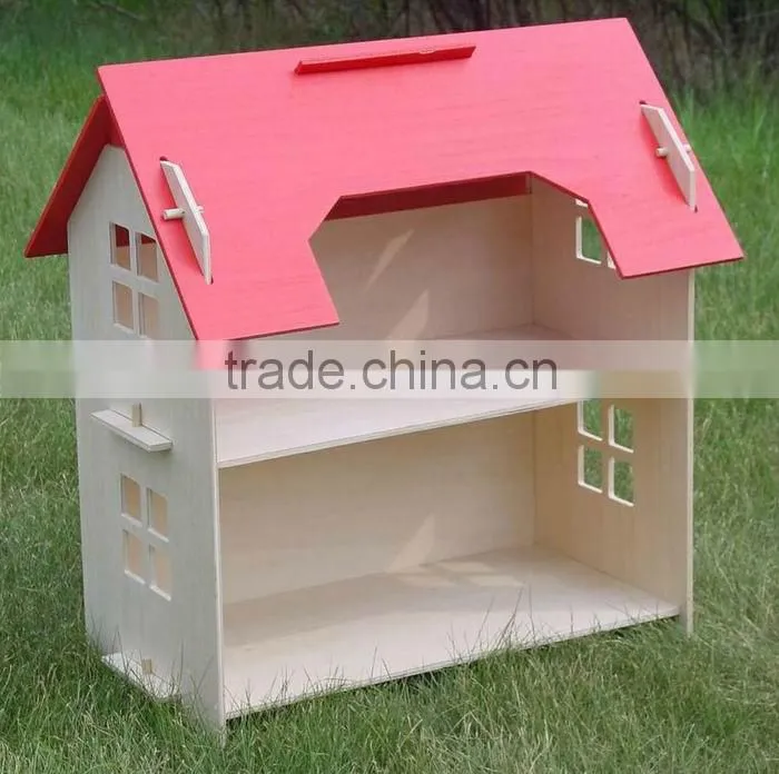 wooden toy doll house
