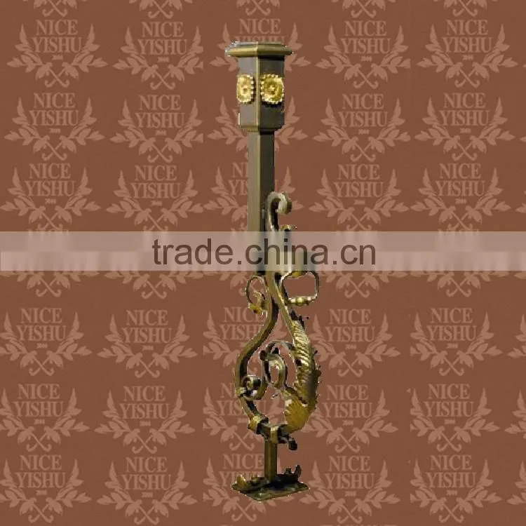 Wrought Iron Parts for Staircase Fence Railings with Scrolls