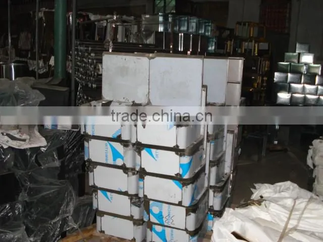 Hotel and Restaurant Stainless steel collecting trolley dish collecting cart