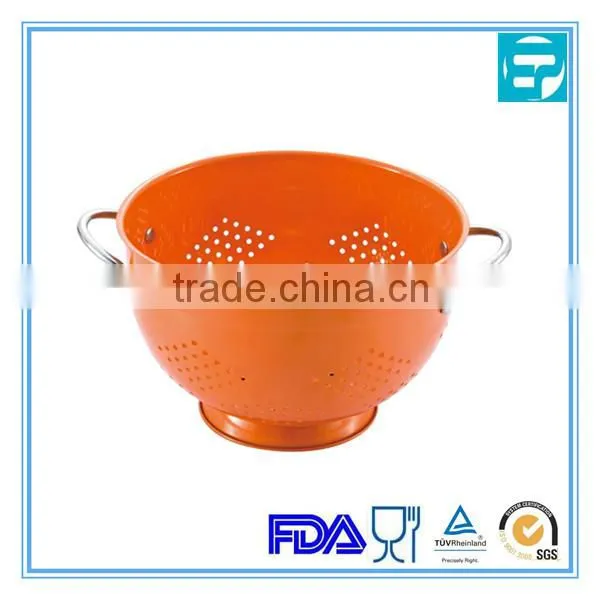 stainless steel pineapple colander with ss wire handle