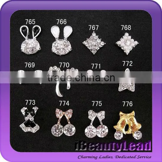 Hot sale 3D nail studs nail metal decoration fashional nail art products