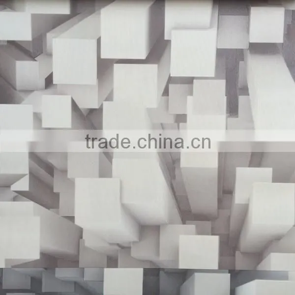 3d cube good design vinyl wallpaper