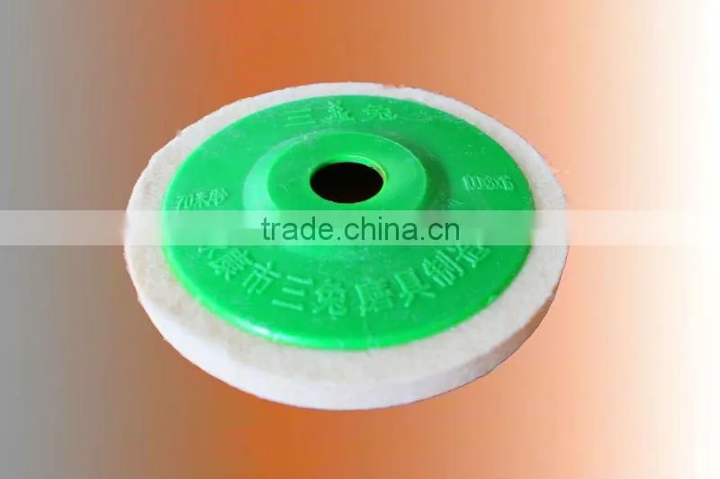 4 Inch 100x8x16mm Wool Polishing Disc