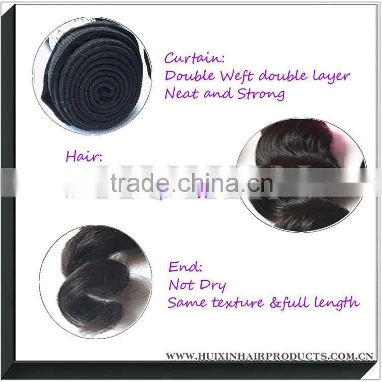 100% unprocessed virgin loose wave hair top sale mona hair