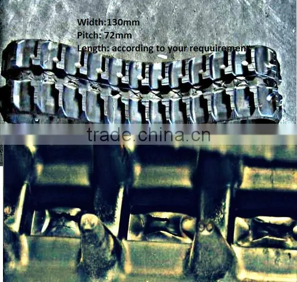 Rubber track for construction machine