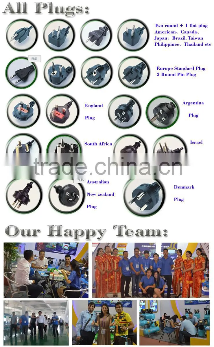 1HP Rich experience chinese factory portable directly driven piston air compressor