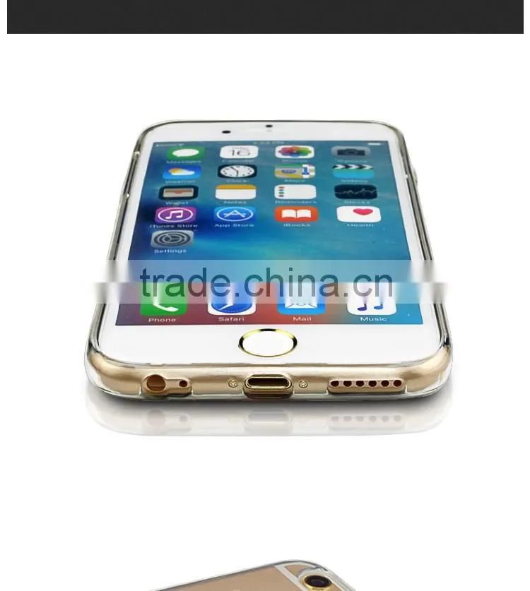 2016 Newest Cartoon Back Cover Clear Soft TPU Phone case for iPhone 6 6S Ultra Slim 1.2mm