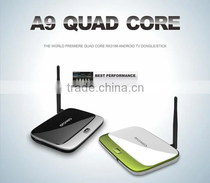 Android 4.2.2 EKB311 TV Box 2GB/8GB RK3188 Quad core TV Receiver Optional 2.4GHZ wireless air mouse/keyboard