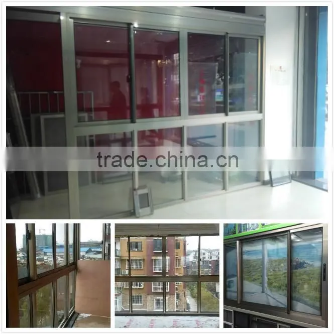 Beautiful color stylish sliding window aluminum profile china