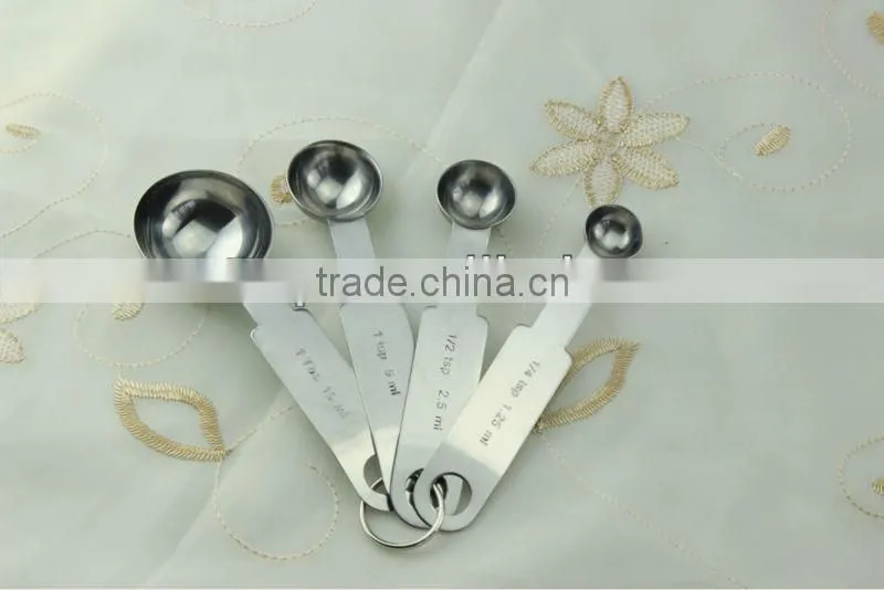 Stainless Steel Heart Shape Measuring Spoon Set