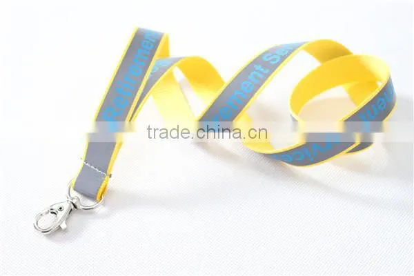 polyester reflective lace printed Lanyard