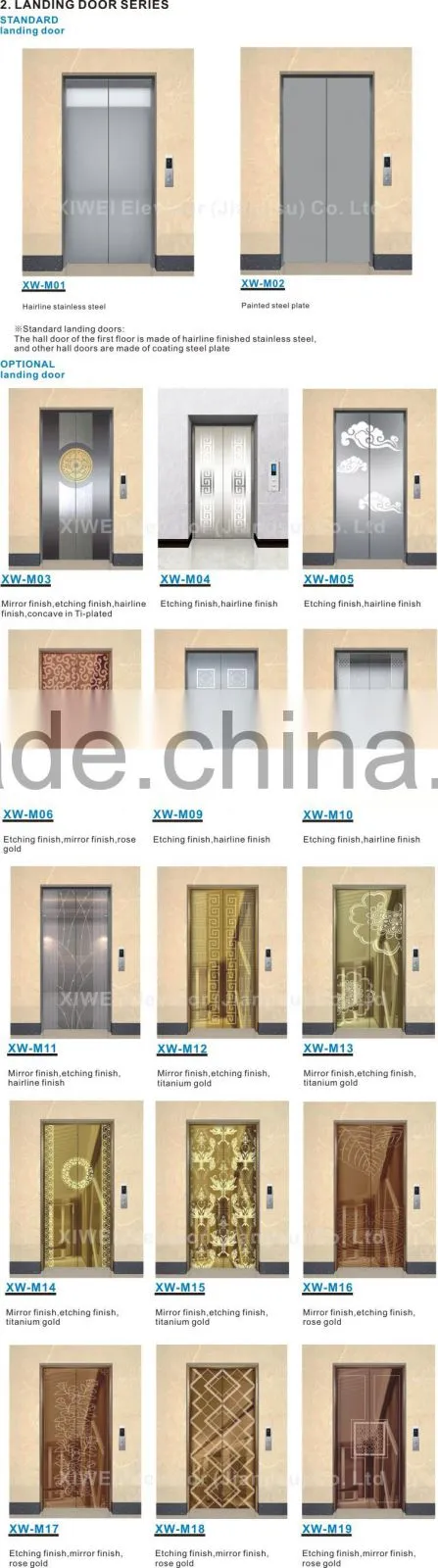 XIWEI Mirror Etched House Elevation Designs