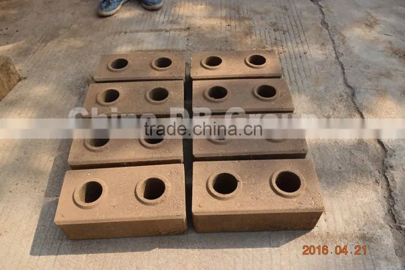 2016 popular low cost lego interlocking clay brick making machine for sale