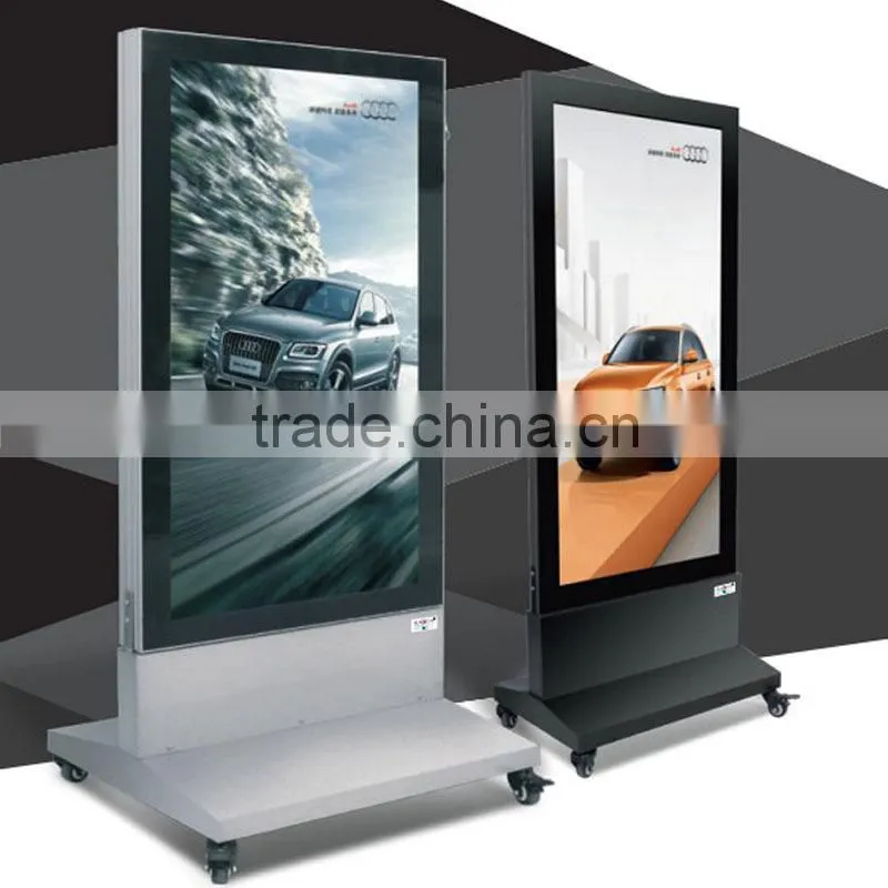 ground standing electronic steel outdoor billboard structure