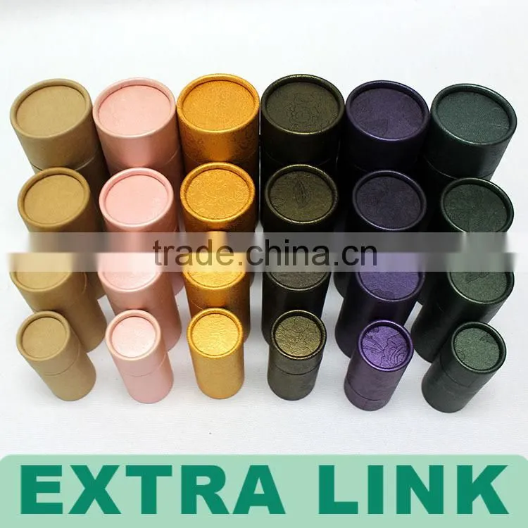 Fashion Slim long purple fancy paper made luxury empty paper lipstick tube
