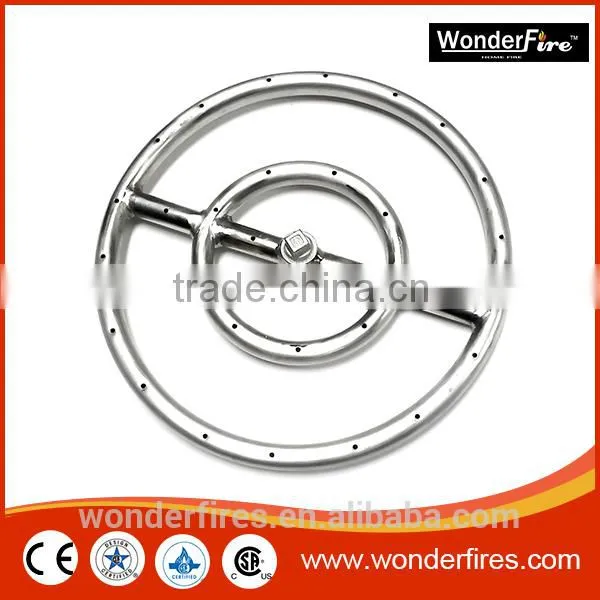 6" 12" 18" 24" 30" 36" Stainless Steel Fire Pit Burner Ring KIT Natural gas