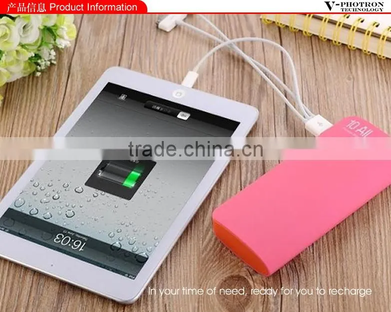 2015 new power bank ,10400mah power bank charger,portable power bank with dual usb output