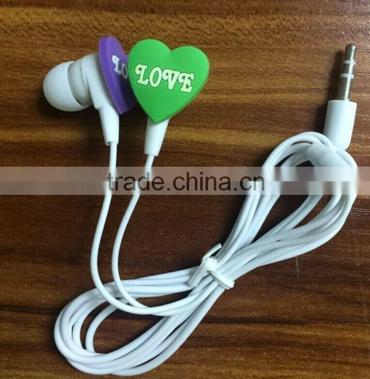 blister package earphone with embossed logo for gift